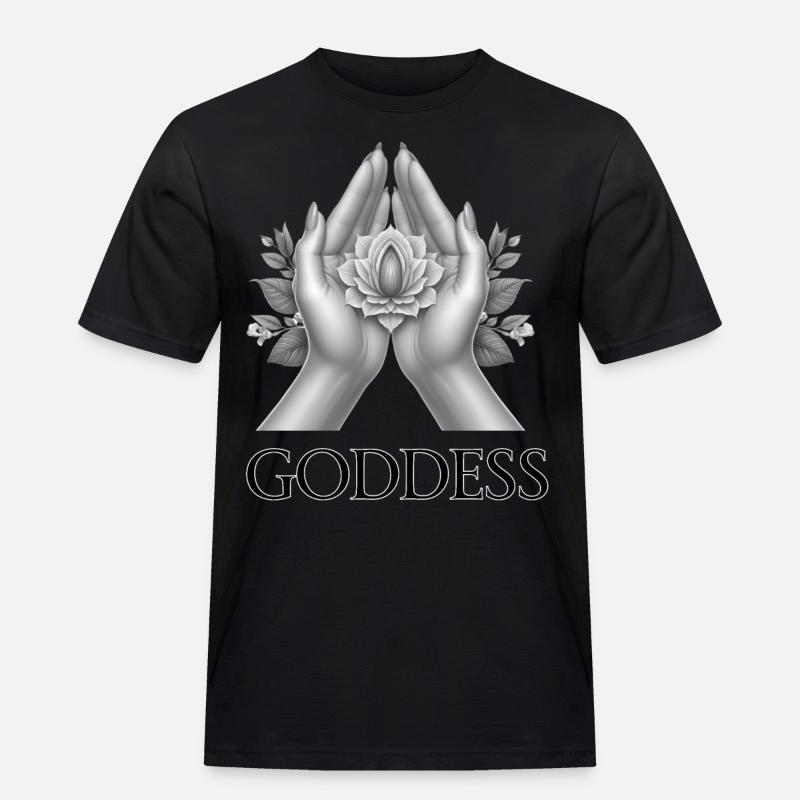 GODDESS (subtitle) #059 - Men's Workwear T-Shirt - black