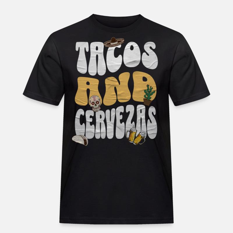 Taco - Männer Workwear T-Shirt - Schwarz