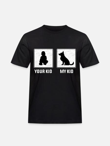 Your kid my kid - Men's Workwear T-Shirt - black