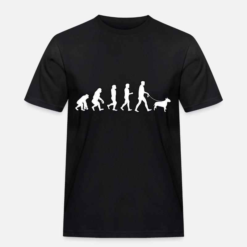 EVOLUTION Labrador - Männer Workwear T-Shirt - Schwarz