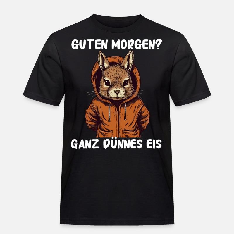 Eichhörnchen Baumhörnchen Squirrel - Männer Workwear T-Shirt - Schwarz