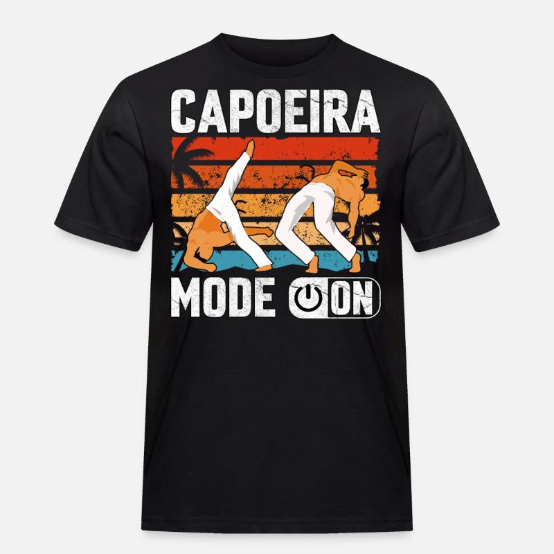 Capoeira-Modus Ein - Männer Workwear T-Shirt - Schwarz