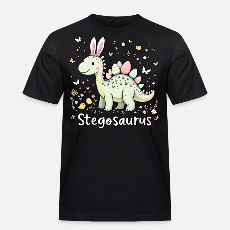 Stegosaurus - Men's Workwear T-Shirt - black