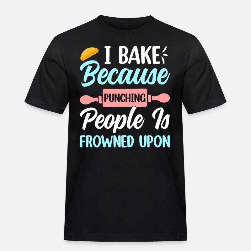 Cookie-Bäcker-Genuss Hobbybäcker - Männer Workwear T-Shirt - Schwarz