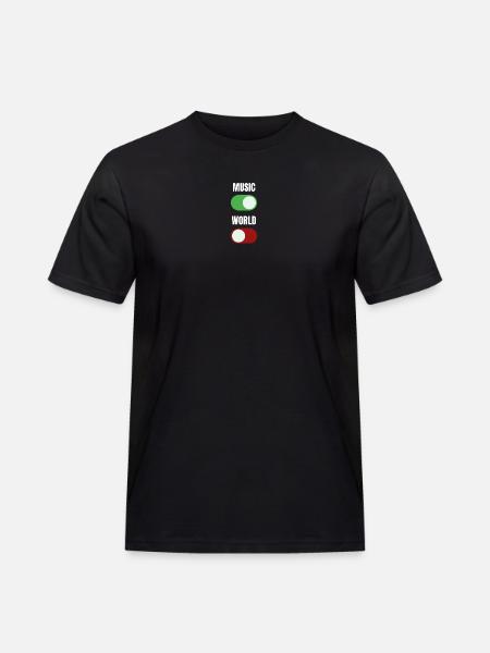 Music On World Off - T-shirt Workwear homme - noir