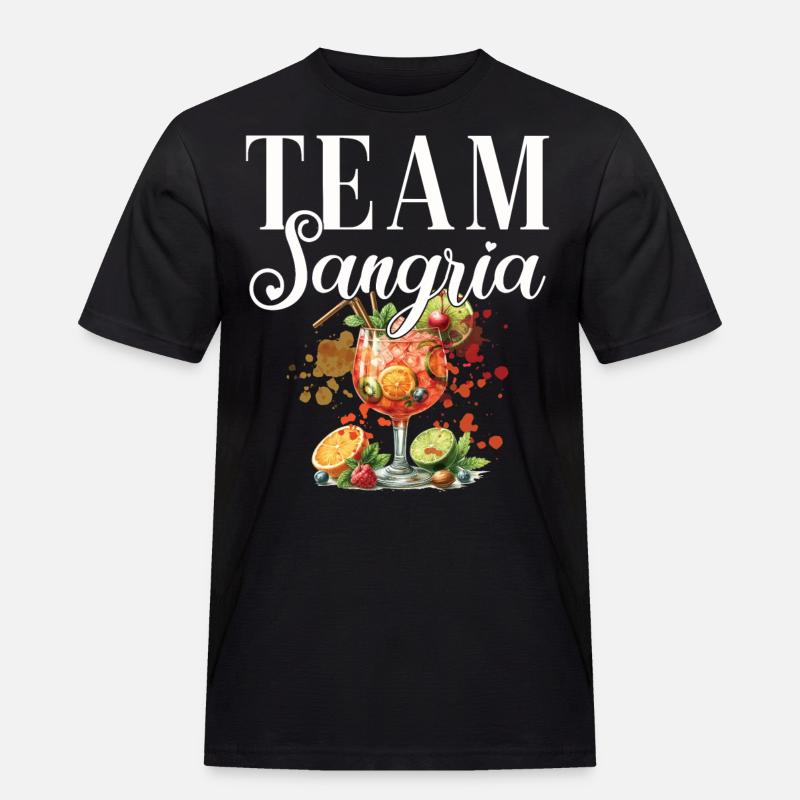 Cocktail Bartender Team Sangria - Men's Workwear T-Shirt - black