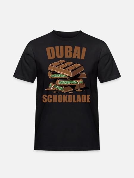 Dubai Dab my Chocolate - Men's Workwear T-Shirt - black