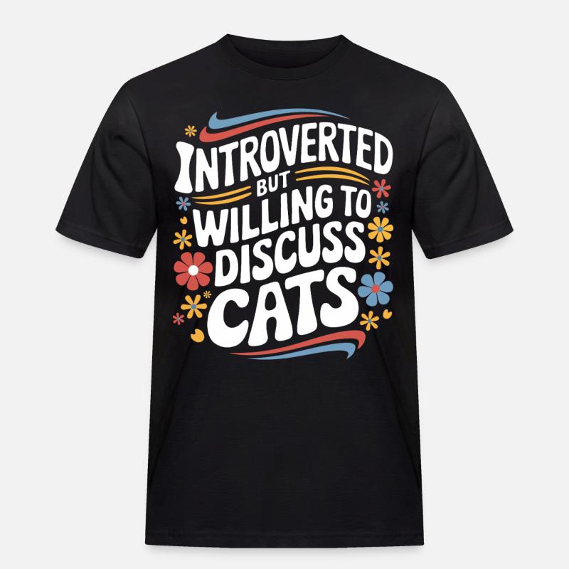 Introvertierter asozialer introvertierter - Männer Workwear T-Shirt - Schwarz