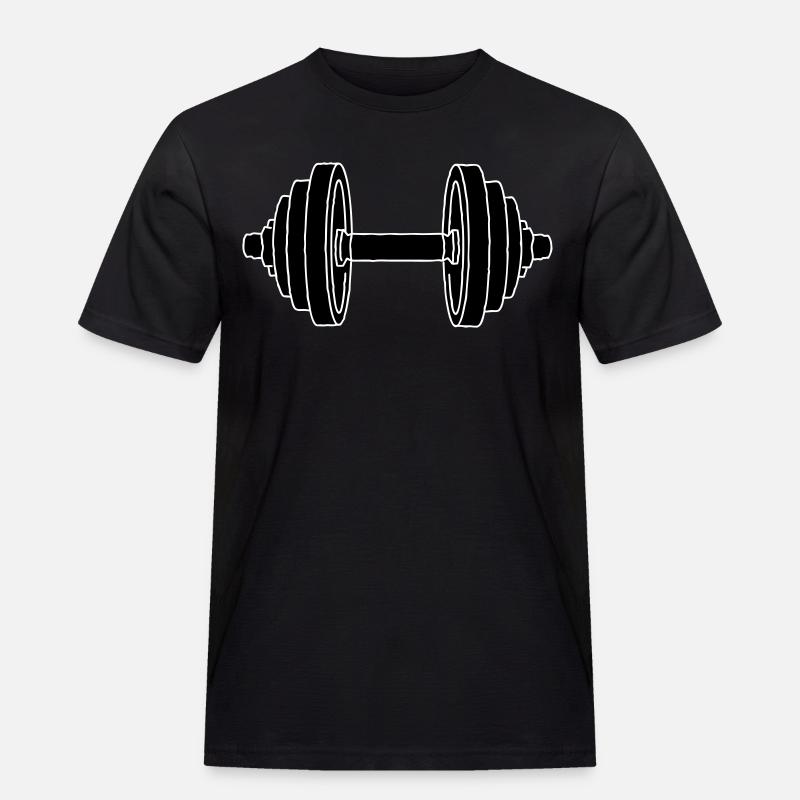 HANTEL Krafttraining 2 - Männer Workwear T-Shirt - Schwarz