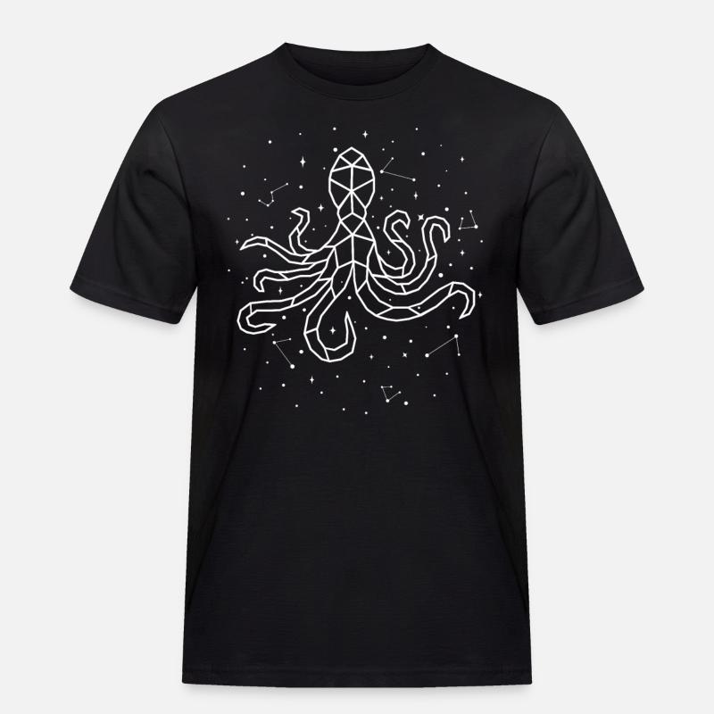 Sternbild Octopus Constellation Octopodes - T-shirt Workwear homme - noir