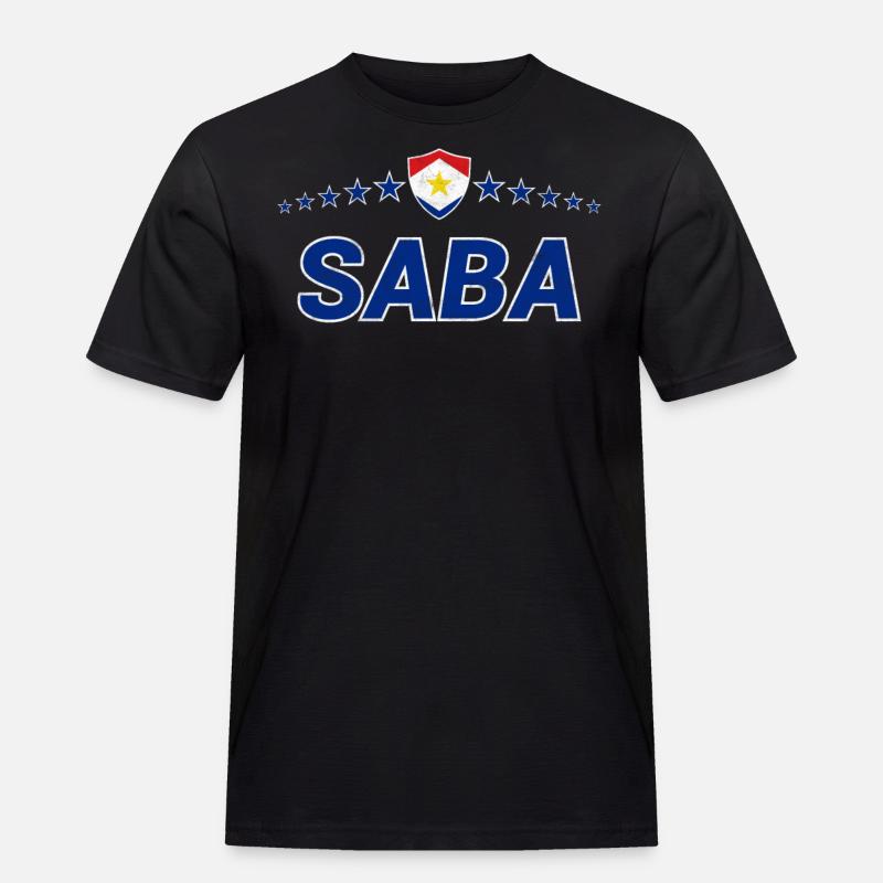Saba - Männer Workwear T-Shirt - Schwarz