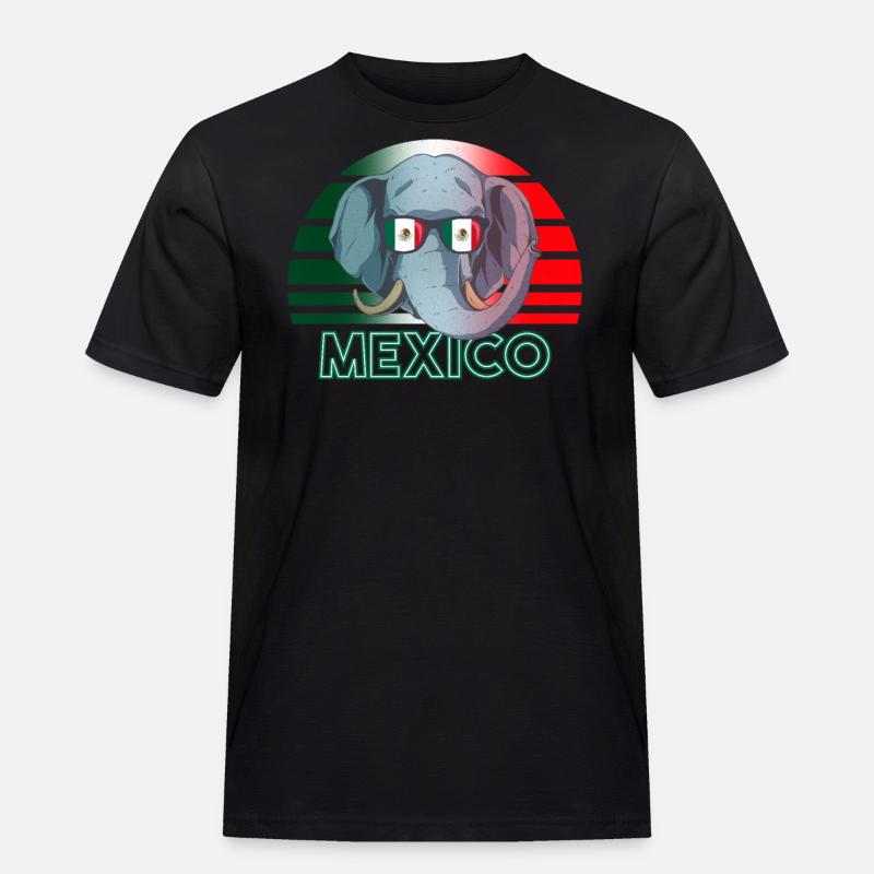 Mexico - Men's Workwear T-Shirt - black