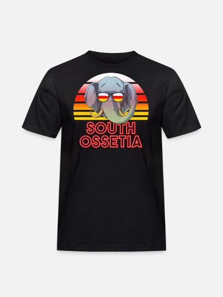 South Ossetia - Men's Workwear T-Shirt - black