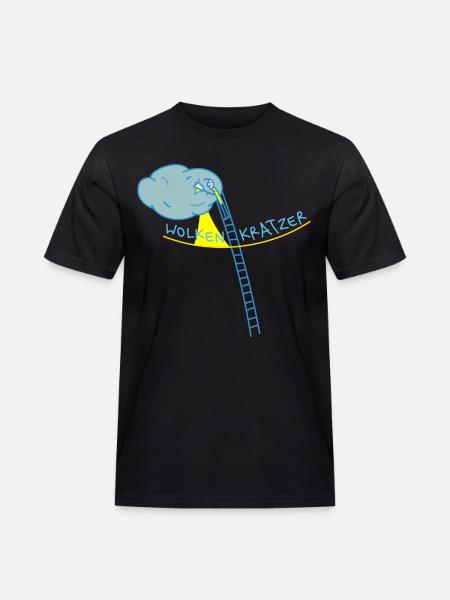 Hoffnung auf Sonne - Männer Workwear T-Shirt - Schwarz