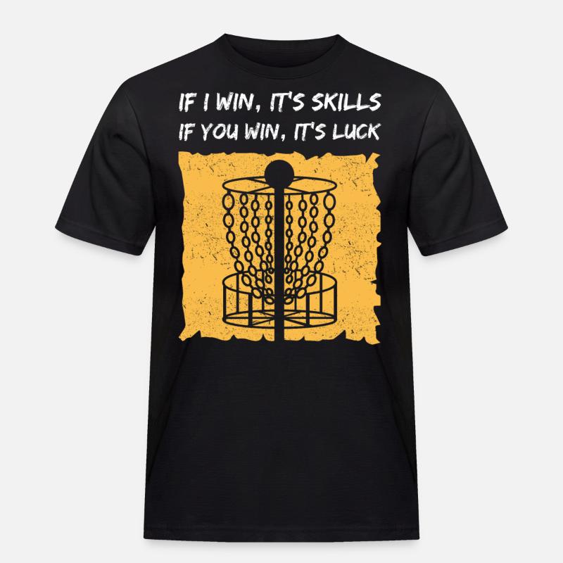 Disc Golf Discgolf Discgolf Cadeau - T-shirt Workwear homme - noir
