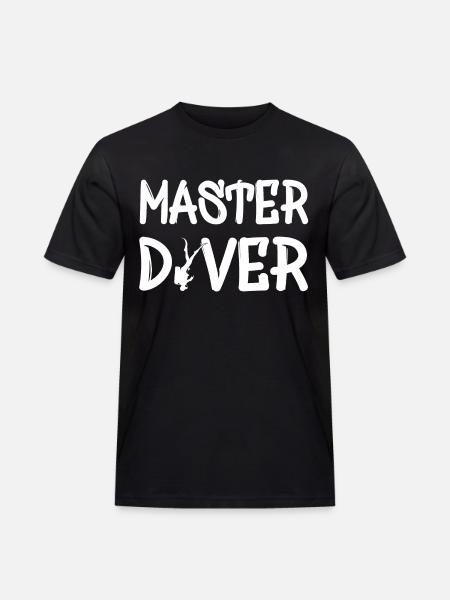 Master Diver - Männer Workwear T-Shirt - Schwarz