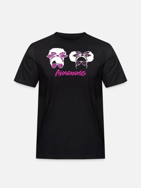 Breast Cancer Awareness - Men's Workwear T-Shirt - black