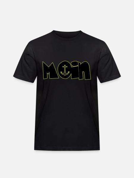 MOIN - Männer Workwear T-Shirt - Schwarz