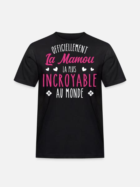 Officially the Incredible Mamou - Men's Workwear T-Shirt - black