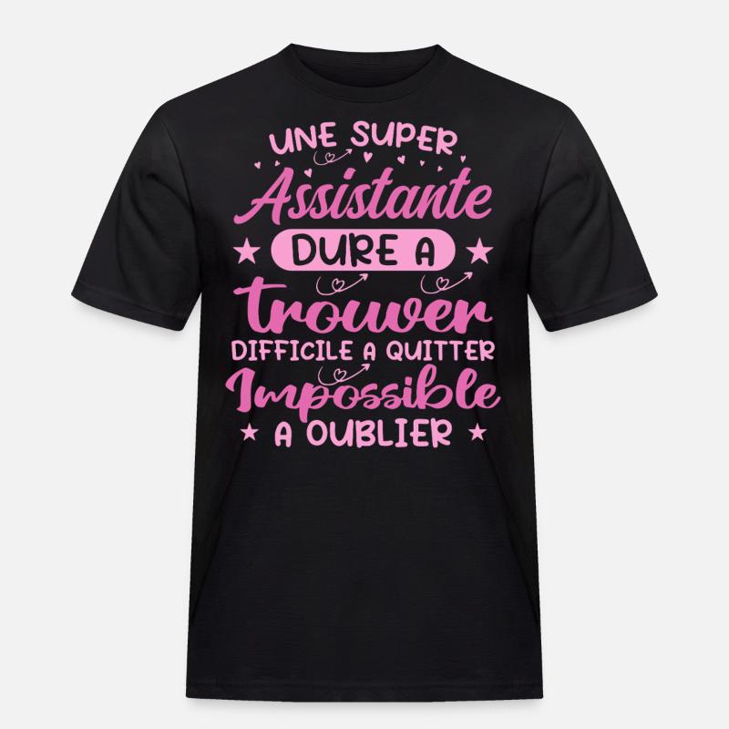 Ein Super Assistant - Assistent Geschenk - Männer Workwear T-Shirt - Schwarz