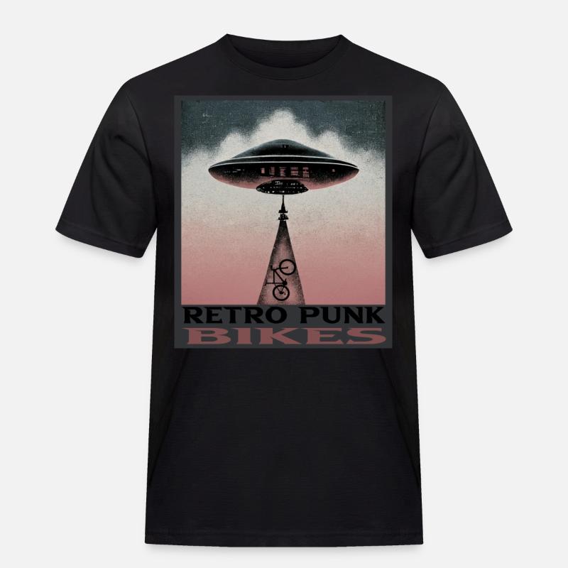 Fahrrad - Männer Workwear T-Shirt - Schwarz
