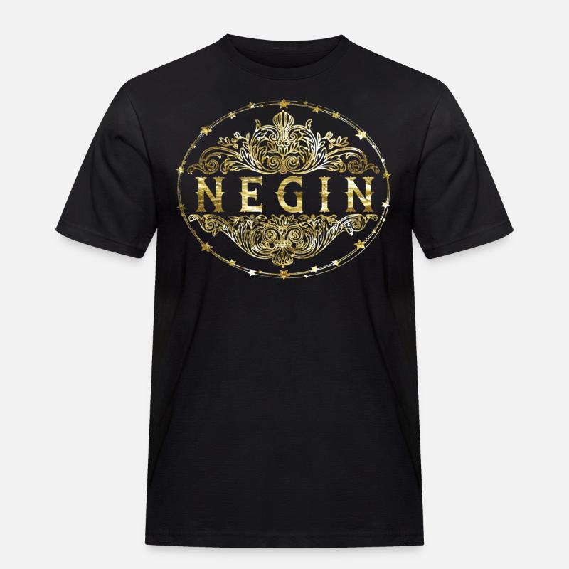 Negin - Männer Workwear T-Shirt - Schwarz