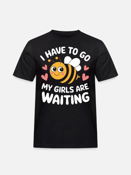 honey bee beekeeper bees bee - Men's Workwear T-Shirt - black