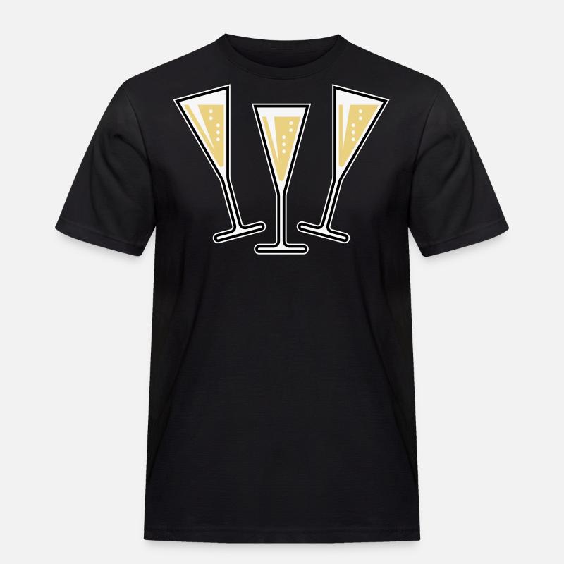 XAufUnsDrei! (3) - Men's Workwear T-Shirt - black