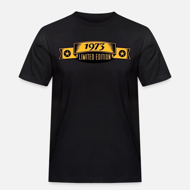 1973 - Männer Workwear T-Shirt - Schwarz