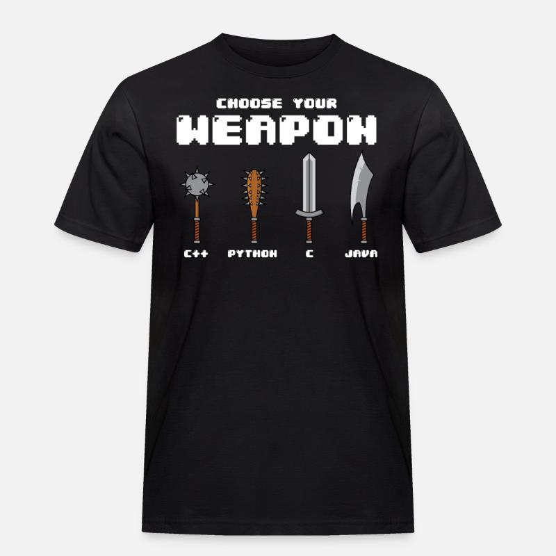 Computer science student gift - Men's Workwear T-Shirt - black