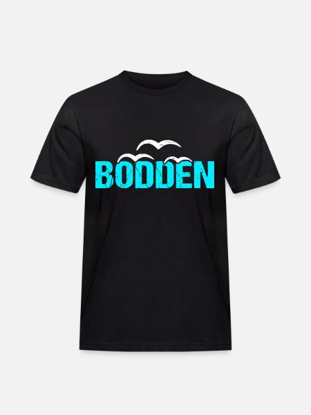 Bodden Ostsee Boddenlandschaft - Männer Workwear T-Shirt - Schwarz