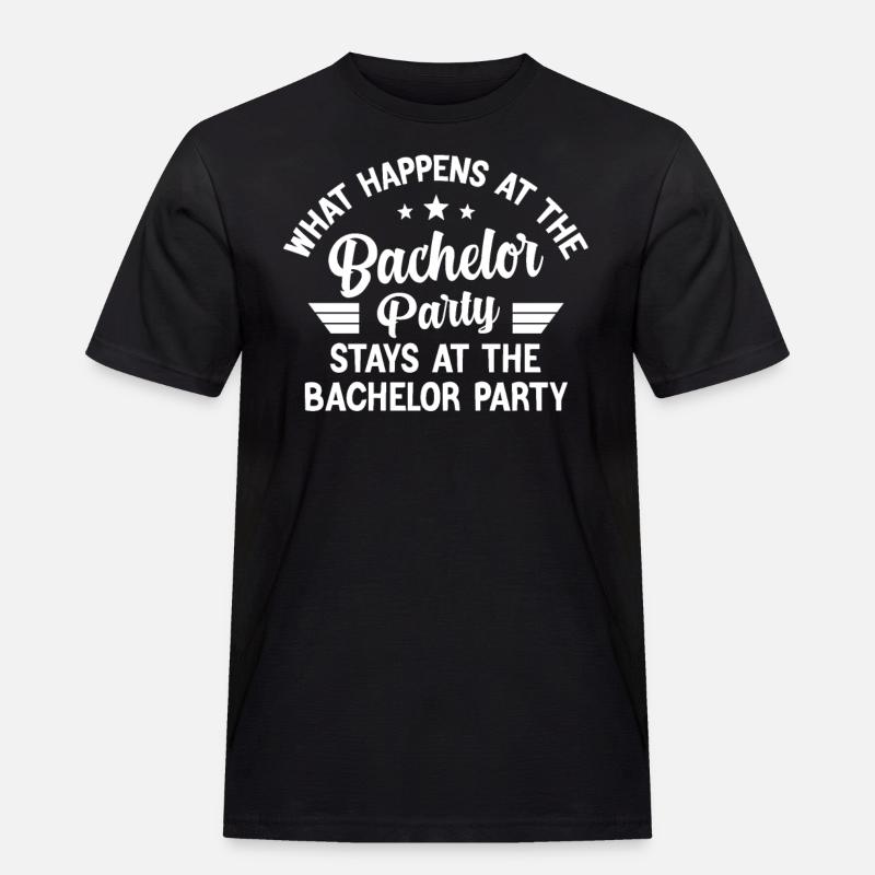 Junggesellenabschied - Männer Workwear T-Shirt - Schwarz