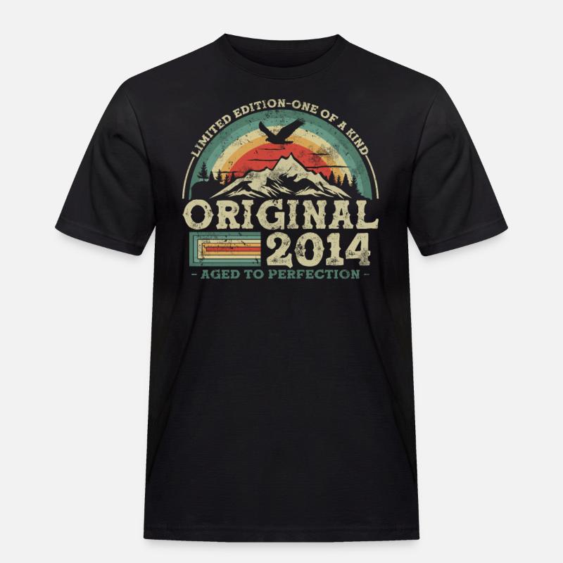 Geschenk Geburtstag 2014 - Men's Workwear T-Shirt - black