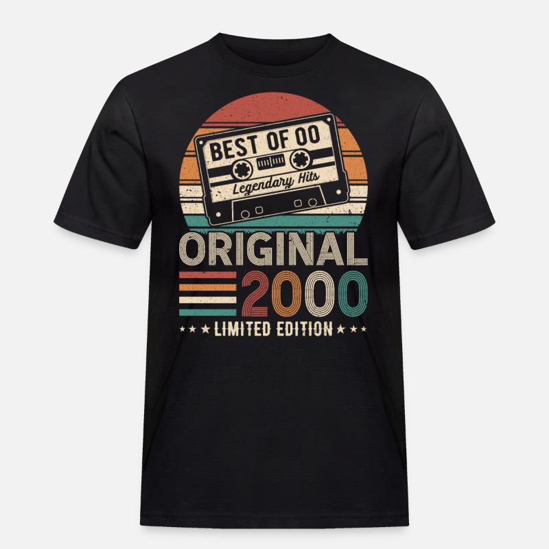 Legendäres 2000 - Männer Workwear T-Shirt - Schwarz