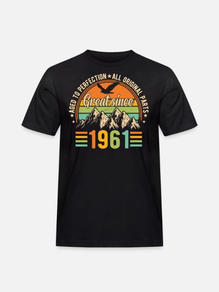 1961 - A legendary year - Men's Workwear T-Shirt - black