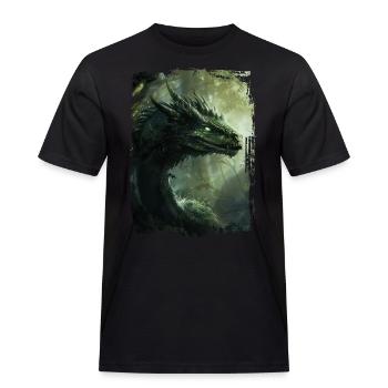 Kite - Men's Workwear T-Shirt - black - Front - AI Model Male 178 light (178cm)