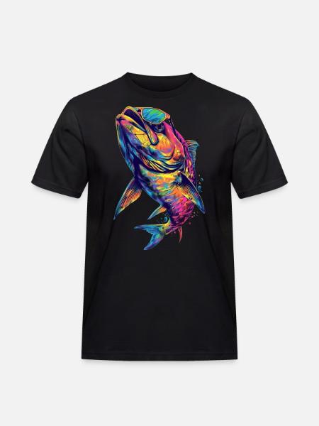 Tarpon - Männer Workwear T-Shirt - Schwarz