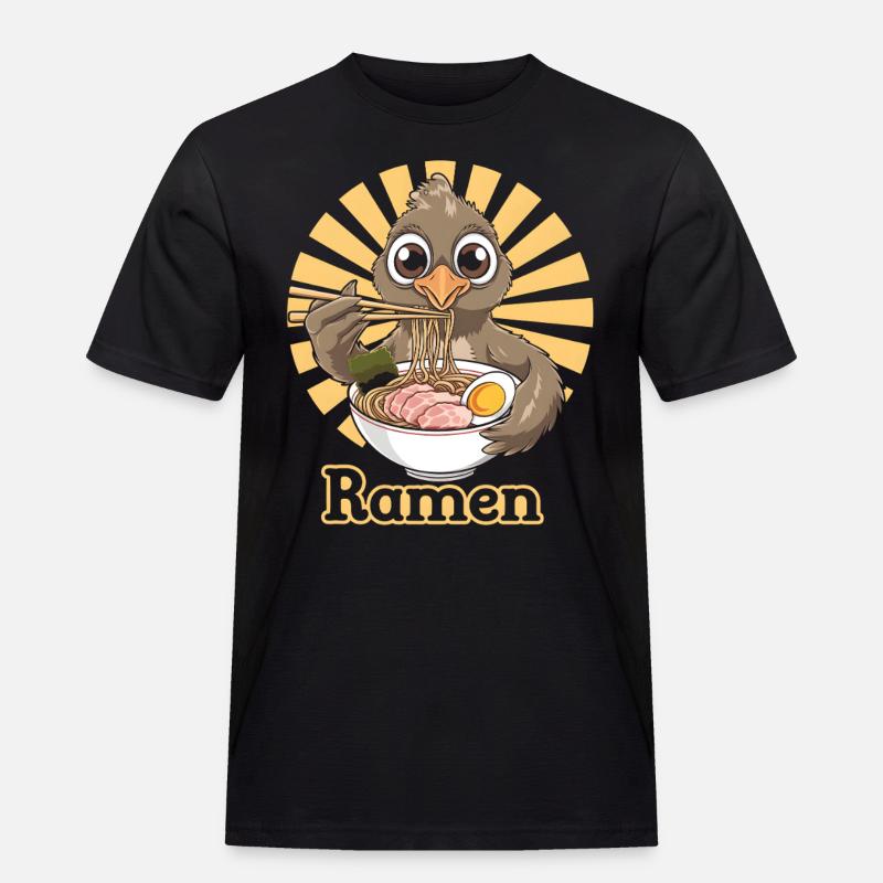 Auerhahn - Männer Workwear T-Shirt - Schwarz