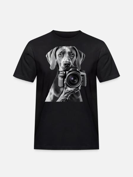 Deutsche Dogge - Männer Workwear T-Shirt - Schwarz