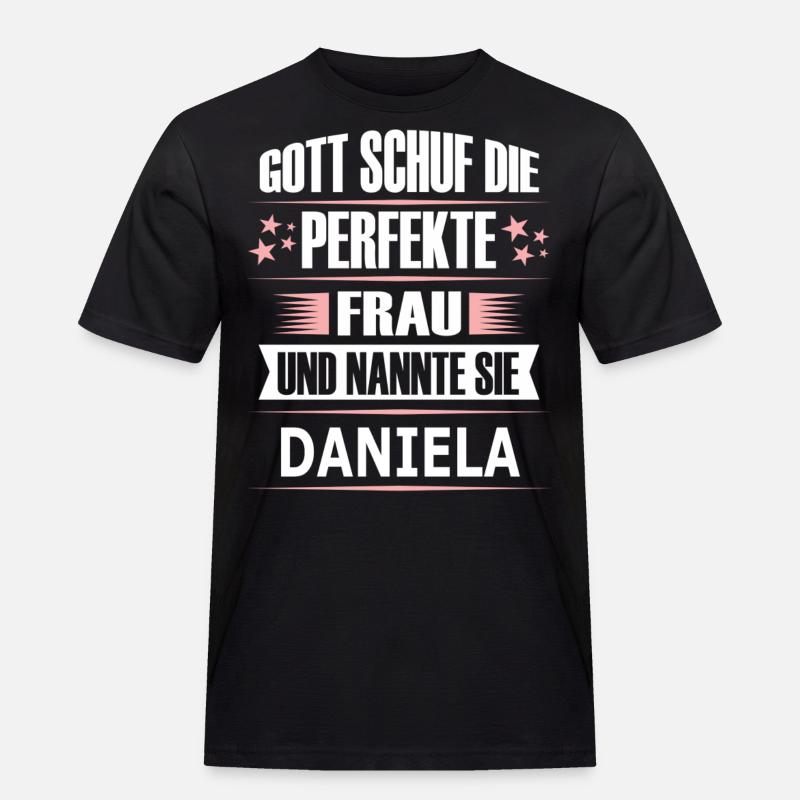 DANIELA - Männer Workwear T-Shirt - Schwarz