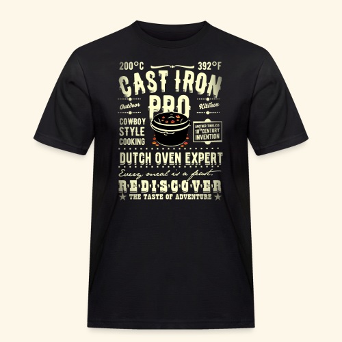 Grill T Shirt Cast Iron Pro für Dopfer - Männer Workwear T-Shirt