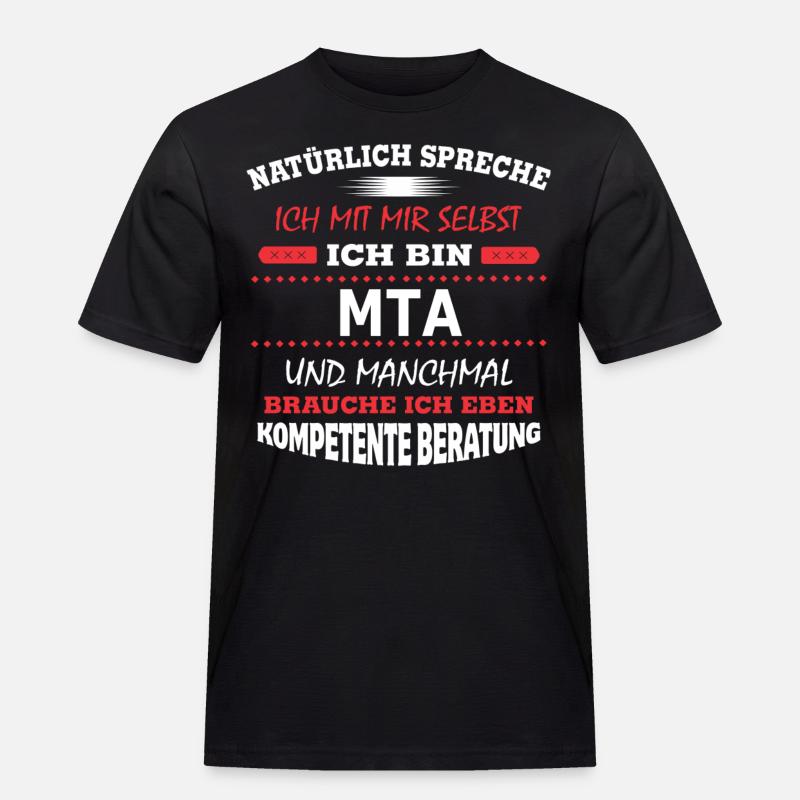 MTA - Männer Workwear T-Shirt - Schwarz