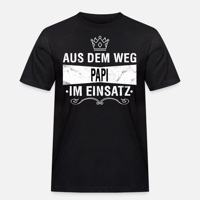 PAPI - Männer Workwear T-Shirt - Schwarz