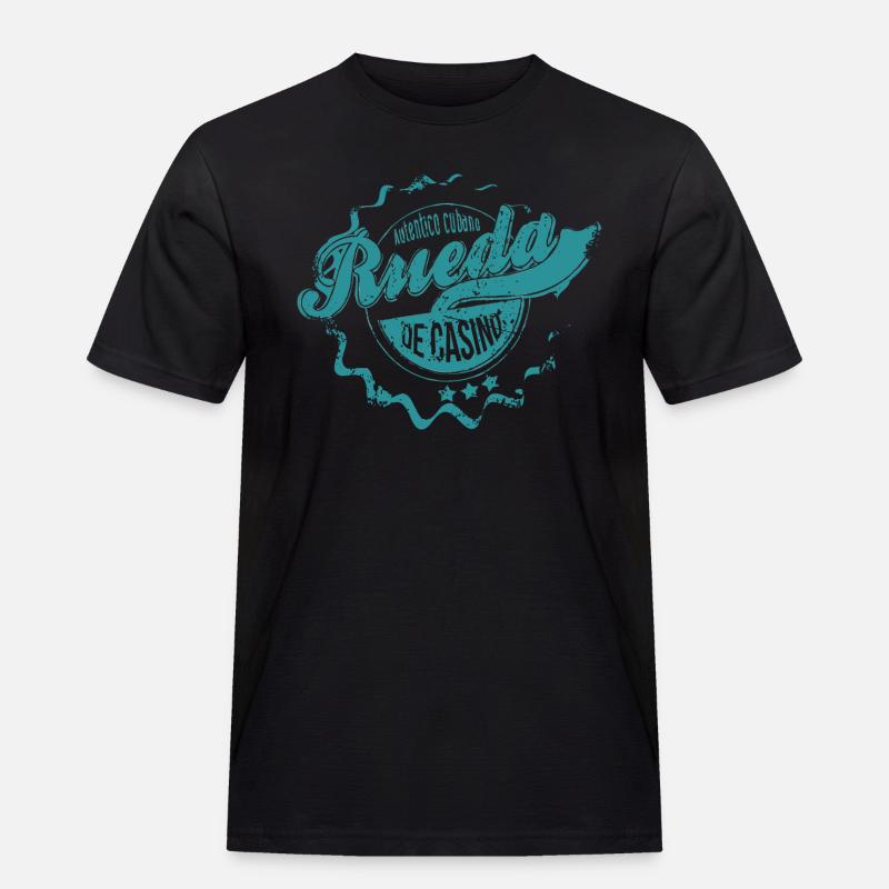 ruedanb - Männer Workwear T-Shirt - Schwarz