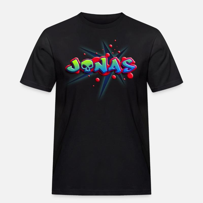 jonas_c_012014 - Männer Workwear T-Shirt - Schwarz