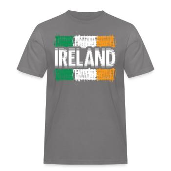 Ireland goblins - Men's Workwear T-Shirt - grey - Front - AI Model Male 185 dark (185cm)
