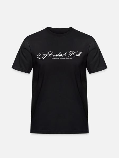 Schwäbisch Hall - Männer Workwear T-Shirt - Schwarz