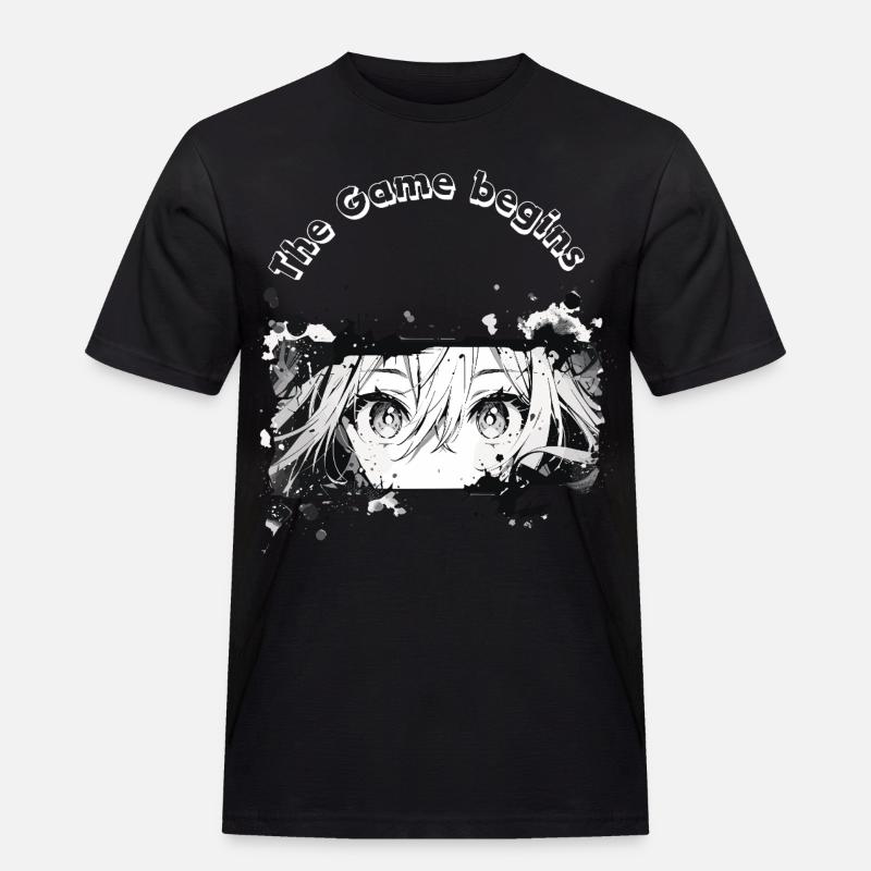 Gaming Anime  Geschenkidee - Männer Workwear T-Shirt - Schwarz