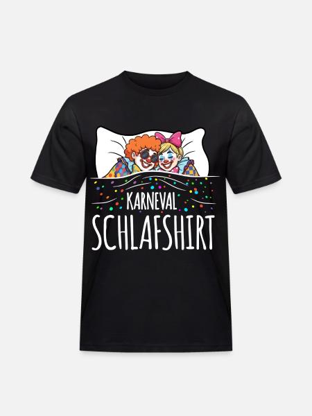 Carnival Sleep Shirt - Men's Workwear T-Shirt - black