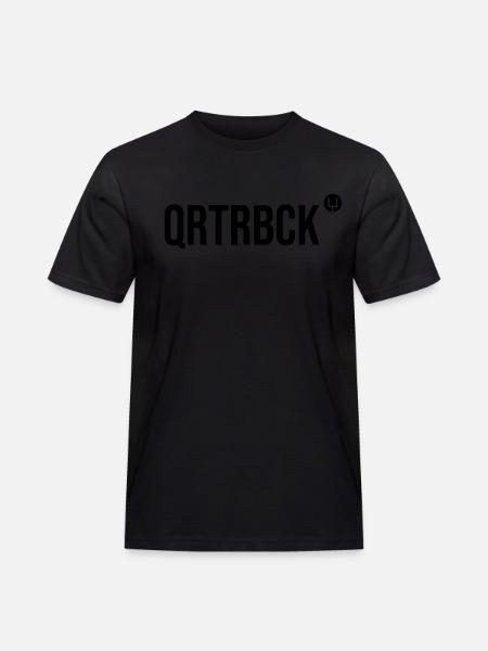Quarterback - Männer Workwear T-Shirt - Schwarz